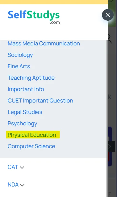 CUET Postures MCQs with answers