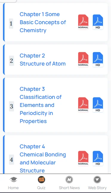 NCERT solutions for Class 11 Chemistry