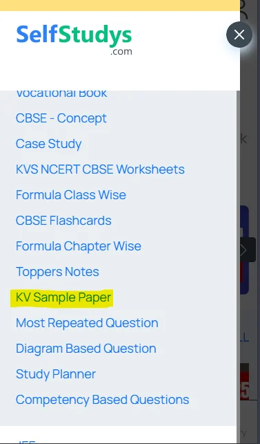 KV sample question paper