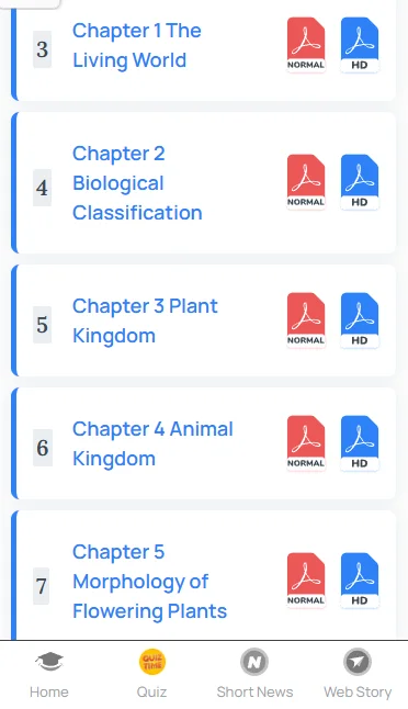 NCERT solutions for Class 11 Biology