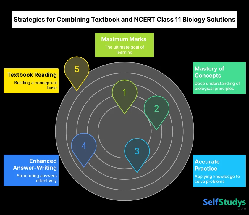 Strategies of combining textbooks and NCERT Class 11 Biology Solutions