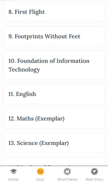 NCERT textbook solutions for Class 10 English