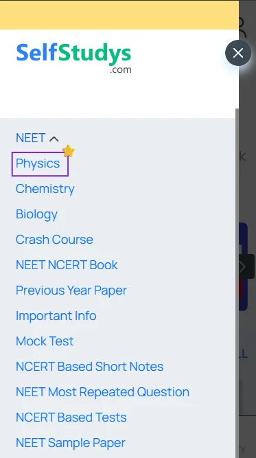 Physics short notes for NEET