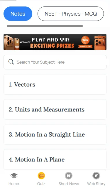 NEET notes Physics