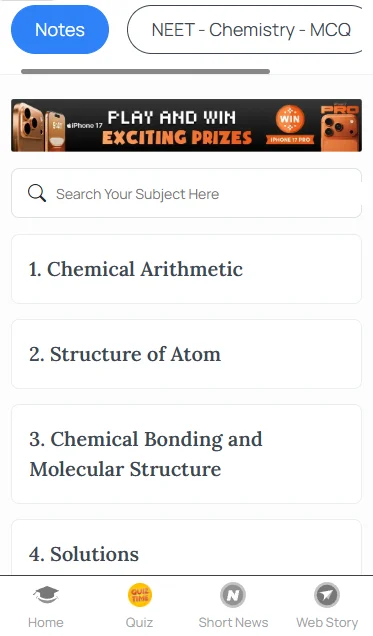 NEET Chemistry short notes PDF​