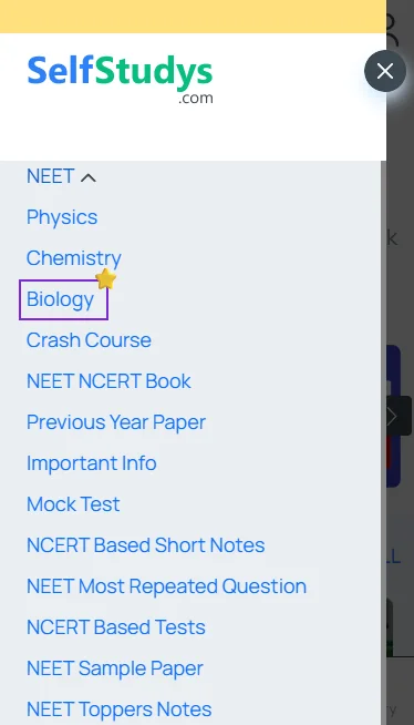 Biology short notes for NEET​
