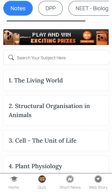 notes for NEET Biology ​