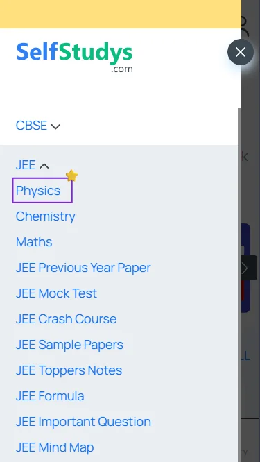 JEE Mains Physics notes PDF download