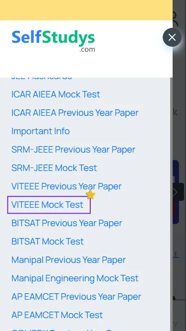 VITEEE mock test free