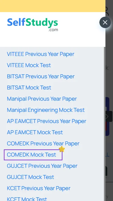 COMEDK free mock test