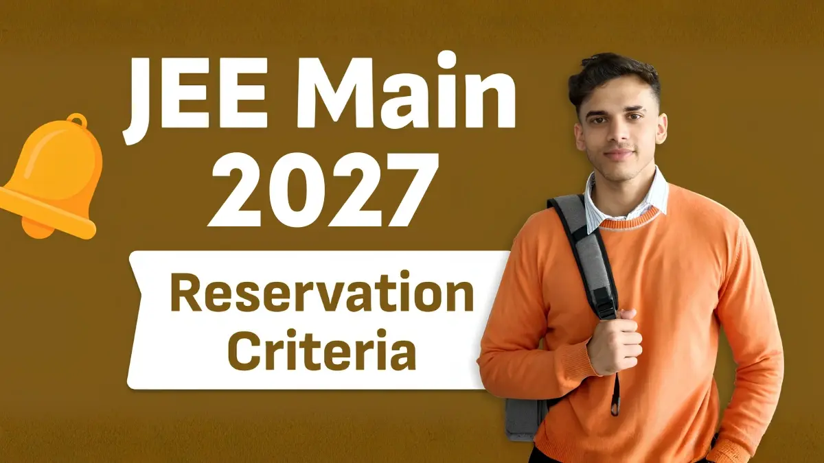 JEE Main reservation criteria