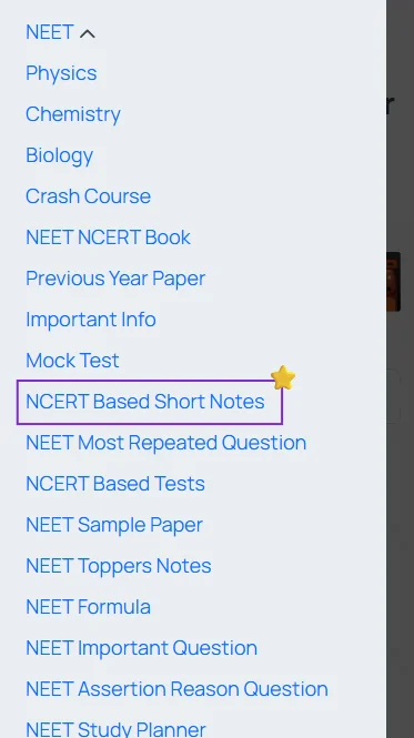 NEET mind maps notes