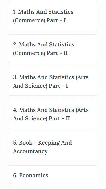 Balbharati Class 11 books download