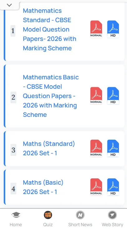 CBSE Class 10 sample paper 2026-27