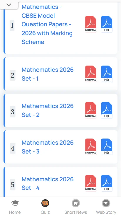 CBSE 12 Maths sample paper 2026-27