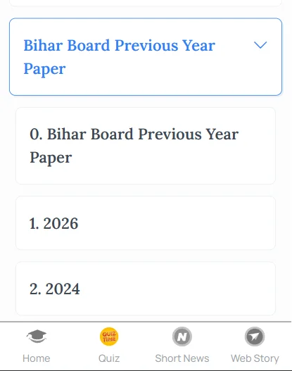 Bihar Class 9th previous year paper PDFs