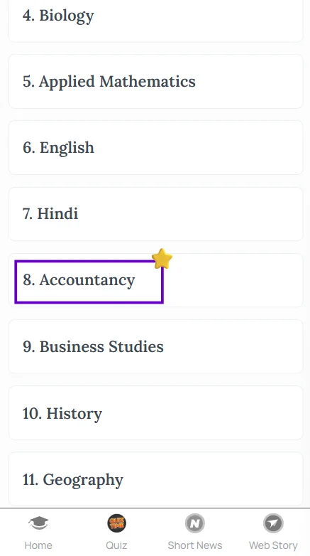 CBSE sample paper 2026-27 Class 12 Accountancy