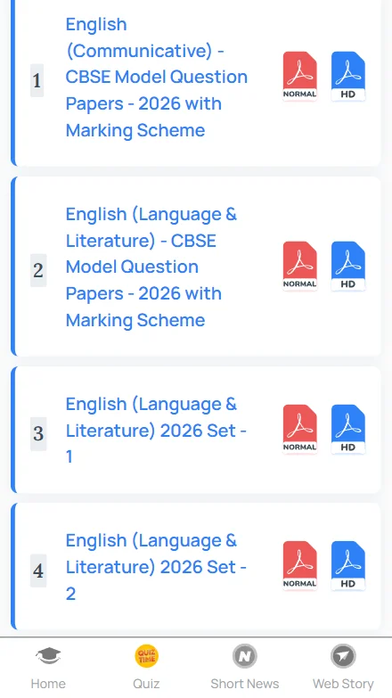 sample paper Class 10 CBSE 2026-27 English