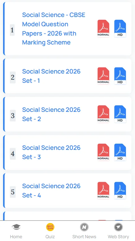 CBSE sample paper Class 10 Social Science