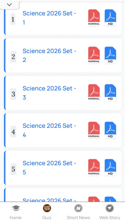 Class 9 CBSE sample paper Science