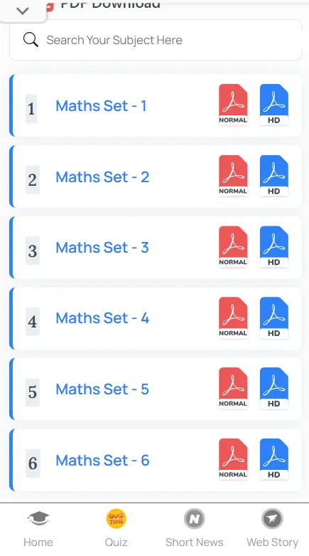 set-wise sample question paper for Class 7 Science