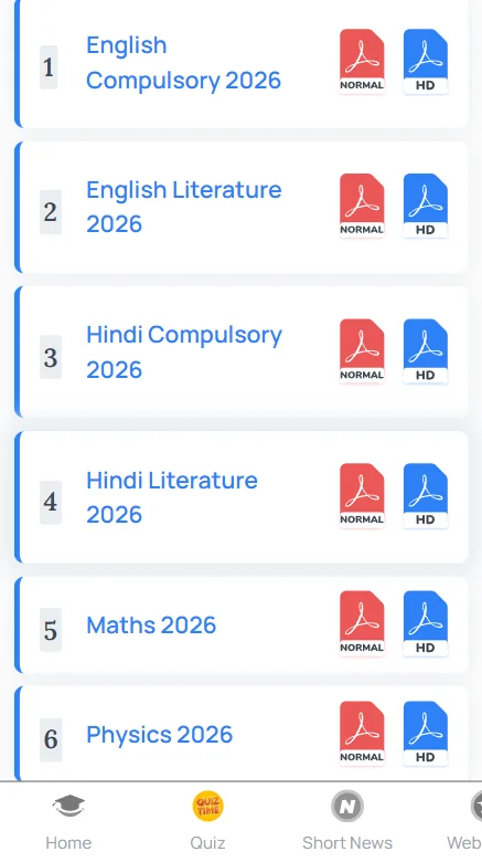 12th RBSE Board Papers 2026-27
