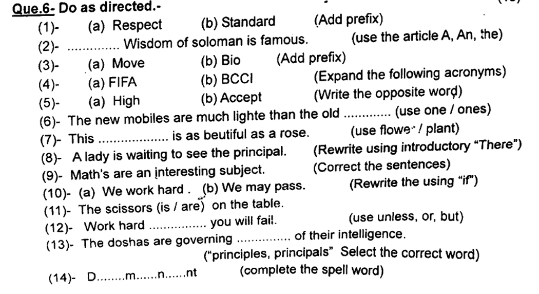 CGBSE Class 9 previous year papers