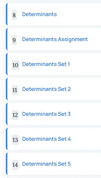 Class 12 Maths worksheets