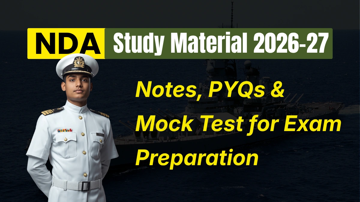 NDA Study Material 2026-27