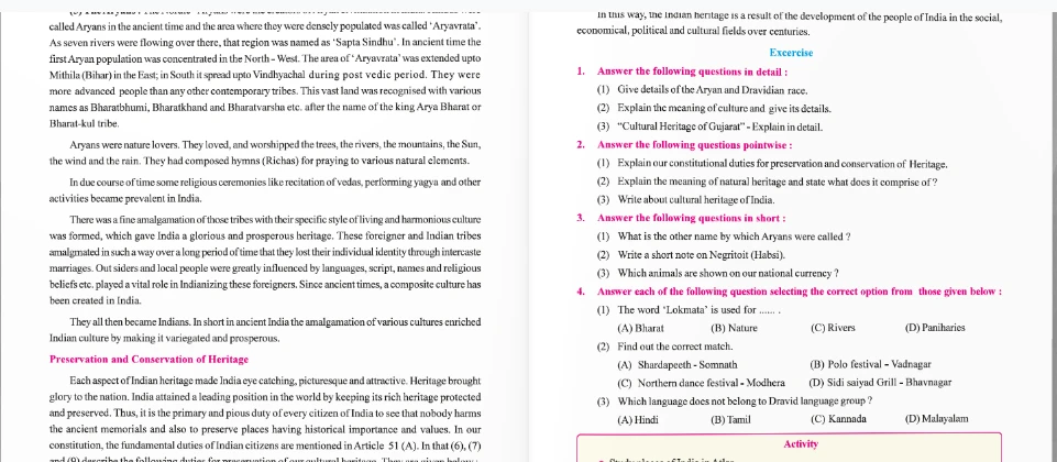 GSEB Class 10 books​