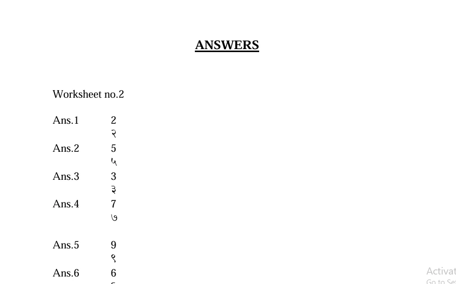 CBSE Class 1 worksheets 2027