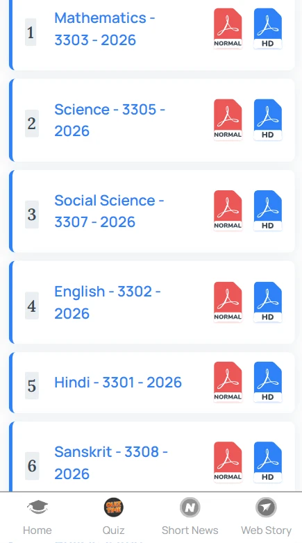 HBSE Class 9 previous year question papers​ PDF free download 