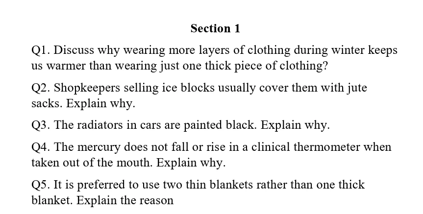 worksheets for Class 7