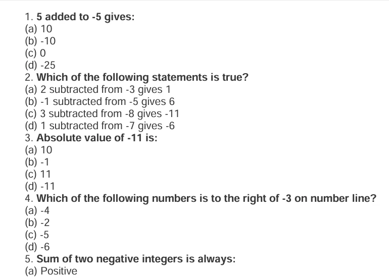 CBSE Class 7 worksheets 2027