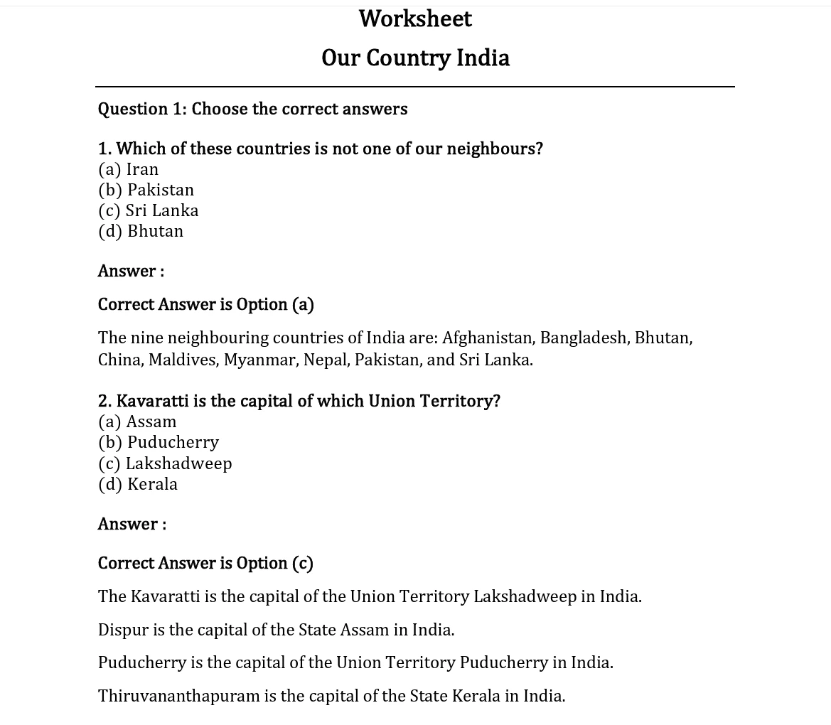 CBSE Class 4 Maths worksheets 2027