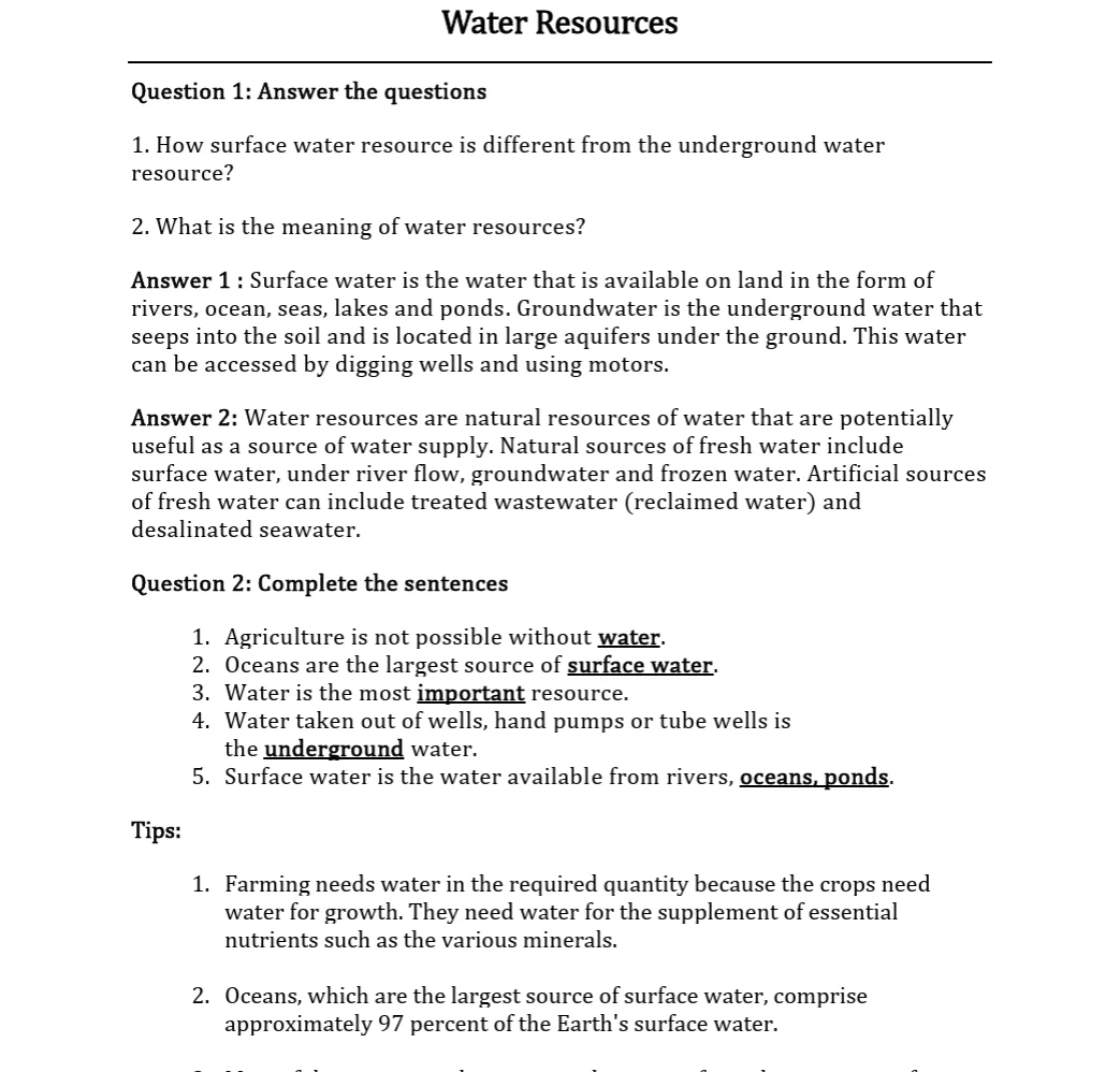 Maths worksheets for Class 4