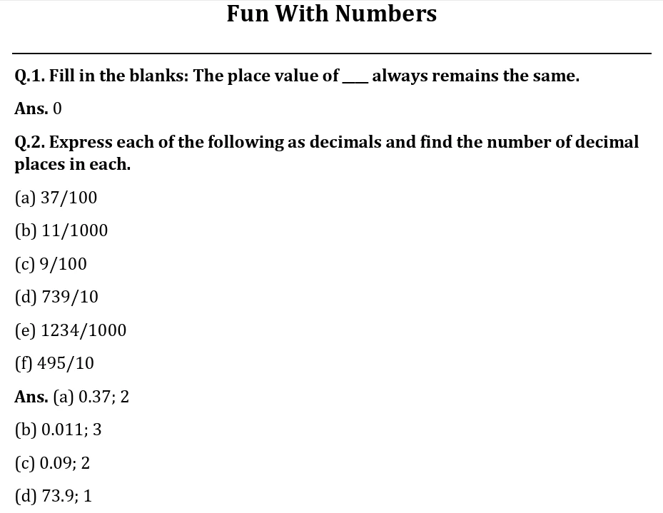 CBSE Class 3 Maths worksheets 2027