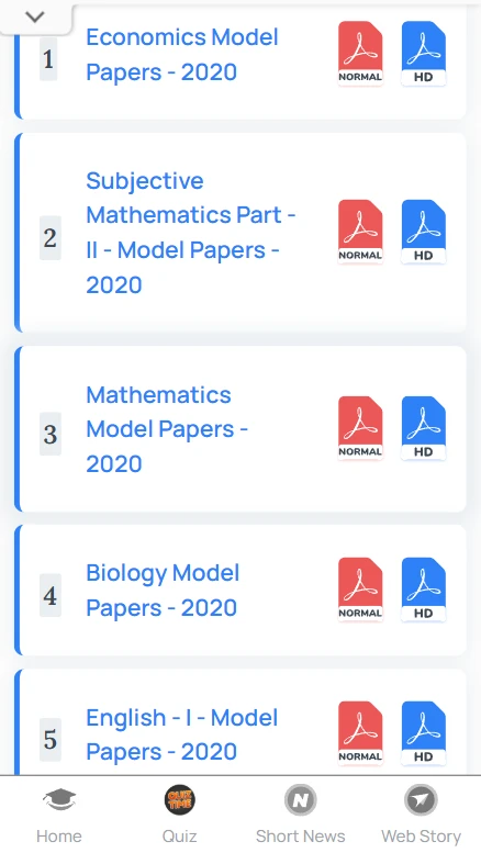 Odisha Board Class 12th model papers