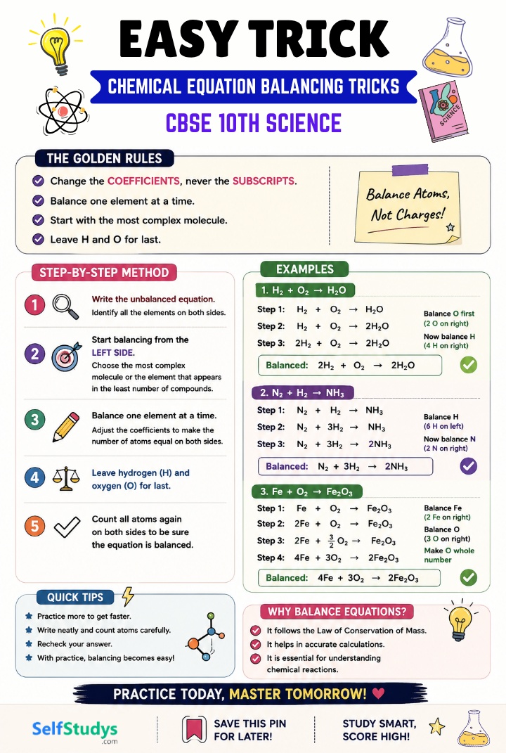 Chemical Equation Balancing Tricks