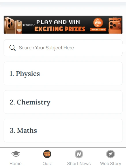 IIT JEE one page notes