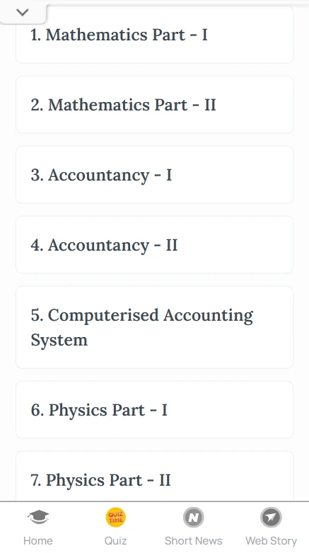 JAC Class 12 books