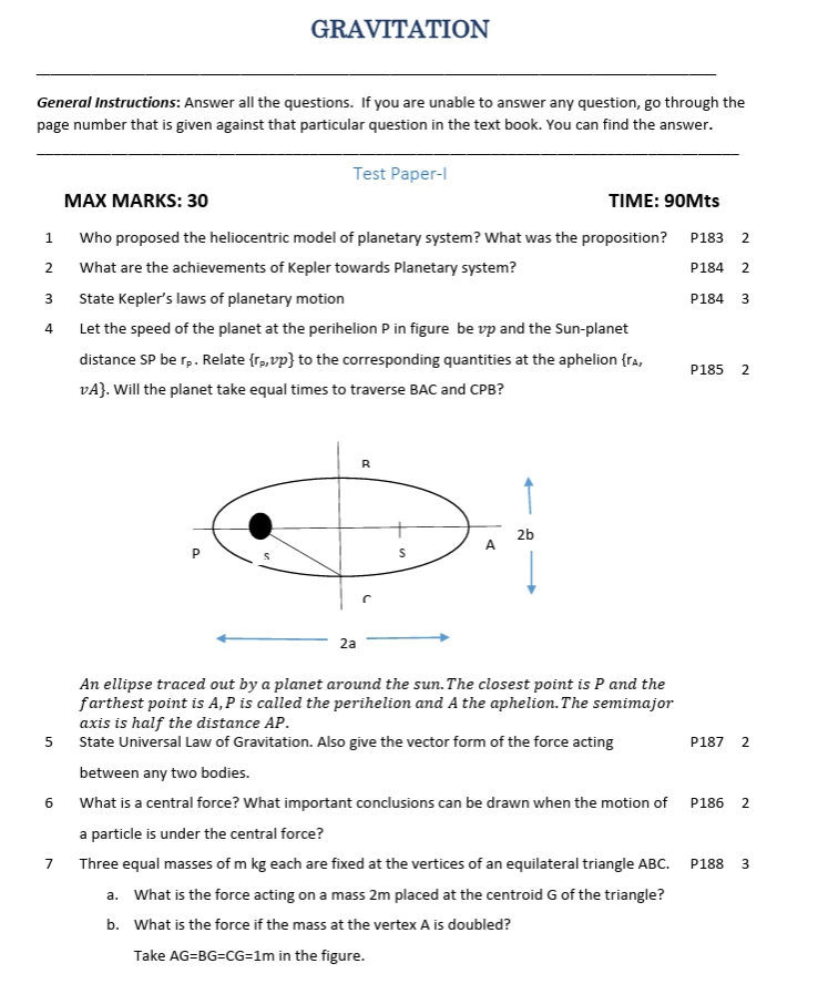CBSE Class 11 Physics worksheets 2027