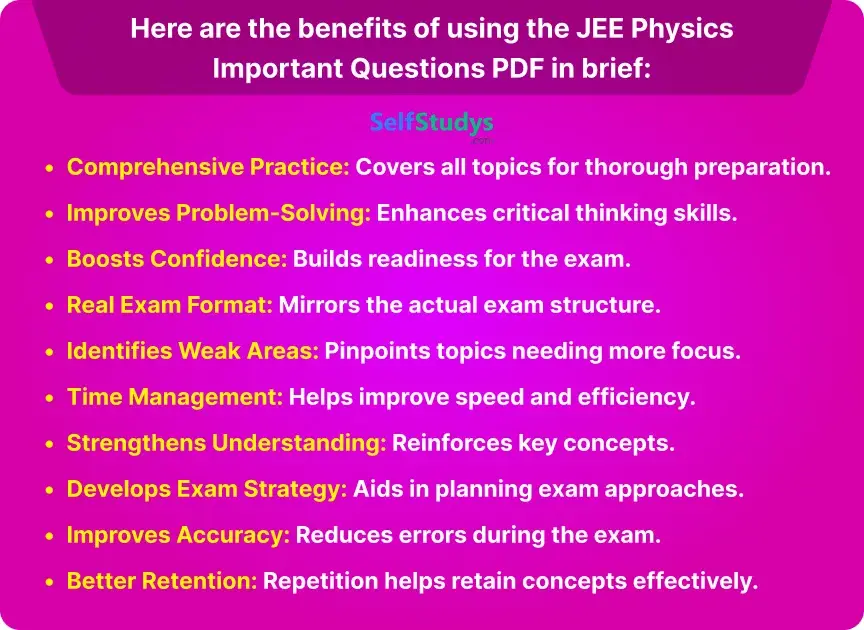 JEE physics important questions System of Particles and Rotational Motion with answers