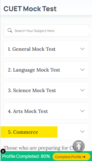 Accountancy Mock Test CUET, CUET Accountancy Mock Test, Accountancy CUET Mock Test, Accountancy CUET Mock Test in Hindi, CUET Accountancy Mock Test in English, Accountancy CUET Mock Test Series with Solutions