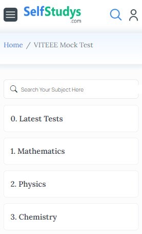 VITEEE Mock Test, Online Mock Test for VITEEE, Mock Test for VITEEE free, VITEEE Mock Test 2024, Mock Test for VITEEE, VITEEE Online Mock Test, Attempt VITEEE Mock Test