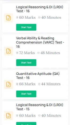 CAT Mock Test Free