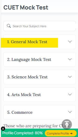 Numerical Ability Mock Test CUET, CUET Numerical Ability Mock Test, Numerical Ability CUET Mock Test, Numerical Ability CUET Mock Test in Hindi, CUET Numerical Ability Mock Test in English, Numerical Ability CUET Mock Test Series with Solutions