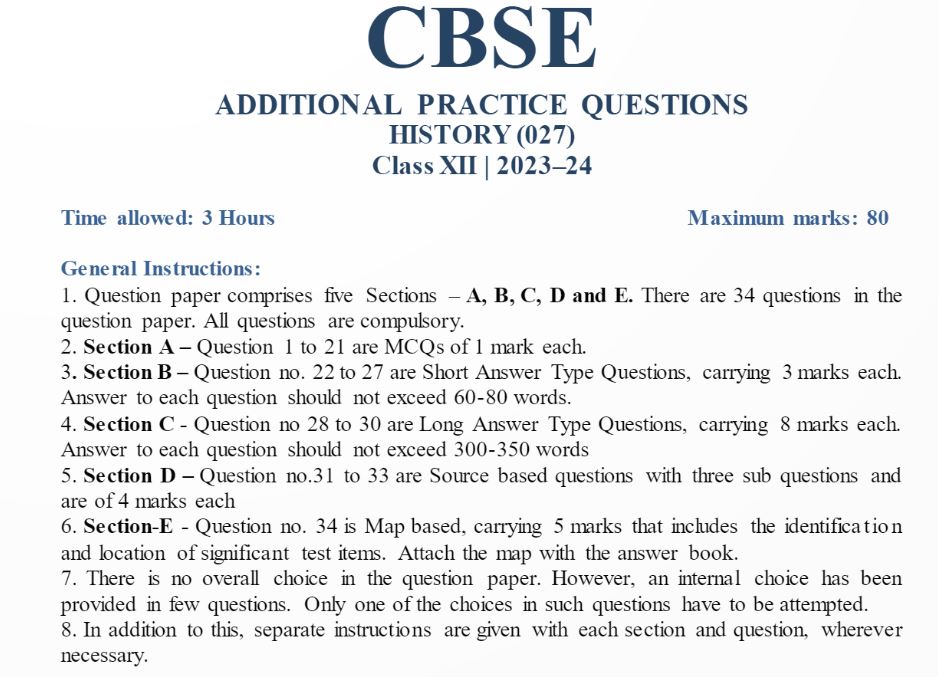 Cbse additional practice questions class 12 pdf download 2026 2022 