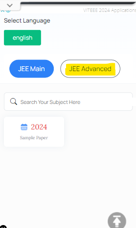 JEE Advanced Sample Papers, JEE Advanced Sample Papers with Solutions PDF, JEE Advanced Entrance Exam Sample Papers, JEE Advanced Sample Paper PDF Download, JEE Advanced Sample Papers Free Download PDF