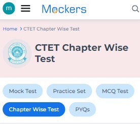 CTET Subject Wise Test, CTET Subject-Wise Test Paper 1, CTET Subject-Wise Test Paper 2, CTET Subject-Wise test online, CTET Subject Wise Test series